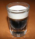 Black and White Espresso Drink
